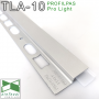 Алюмінієвий LED-плінтус для підлоги Profilpas ProLight TLA/10, 20х10х2700мм.